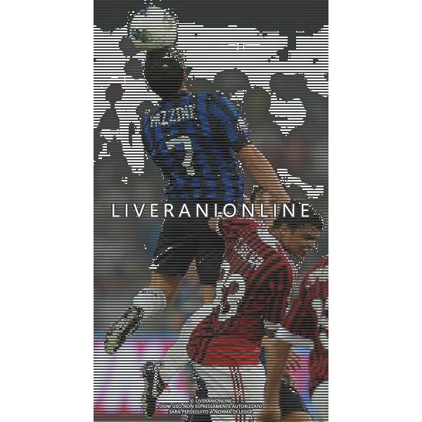 Supercoppa TIM Cup 2011 Milan-Inter Pechino (Cina) - 06.08.2011 Milan-Inter Nella Foto:Giampaolo Pazzini-Thiago Silva /Ph.Vitez-Ag. Aldo Liverani