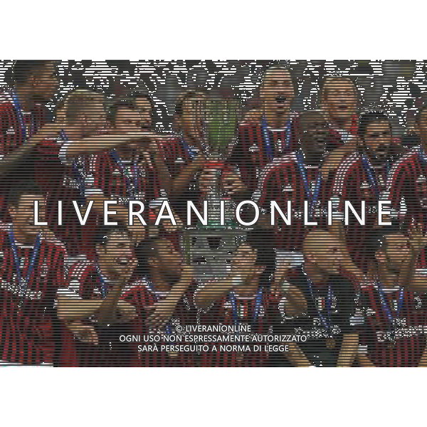 Supercoppa TIM Cup 2011 Milan-Inter Pechino (Cina) - 06.08.2011 Milan-Inter Nella Foto:Premiazione /Ph.Vitez-Ag. Aldo Liverani
