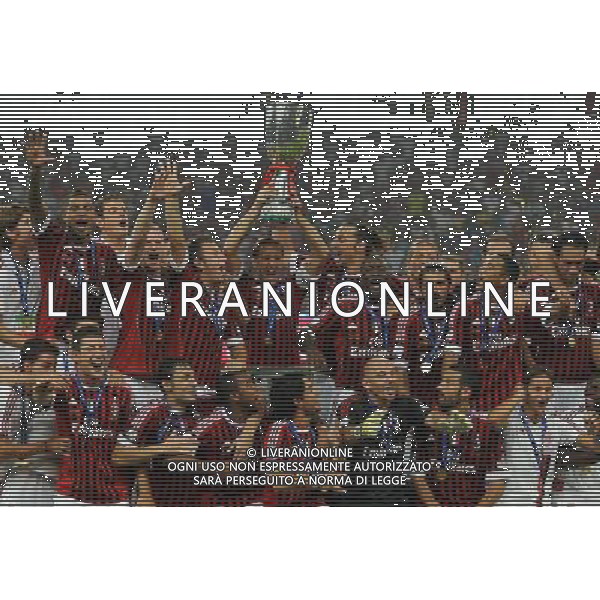 Supercoppa TIM Cup 2011 Milan-Inter Pechino (Cina) - 06.08.2011 Milan-Inter Nella Foto:Premiazione /Ph.Vitez-Ag. Aldo Liverani