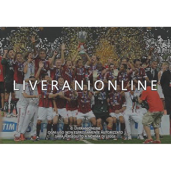 Supercoppa TIM Cup 2011 Milan-Inter Pechino (Cina) - 06.08.2011 Milan-Inter Nella Foto:Premiazione /Ph.Vitez-Ag. Aldo Liverani