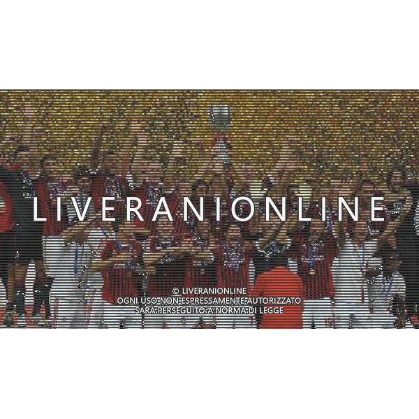 Supercoppa TIM Cup 2011 Milan-Inter Pechino (Cina) - 06.08.2011 Milan-Inter Nella Foto:Premiazione /Ph.Vitez-Ag. Aldo Liverani