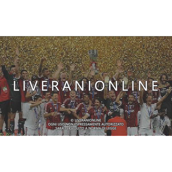 Supercoppa TIM Cup 2011 Milan-Inter Pechino (Cina) - 06.08.2011 Milan-Inter Nella Foto:Premiazione /Ph.Vitez-Ag. Aldo Liverani