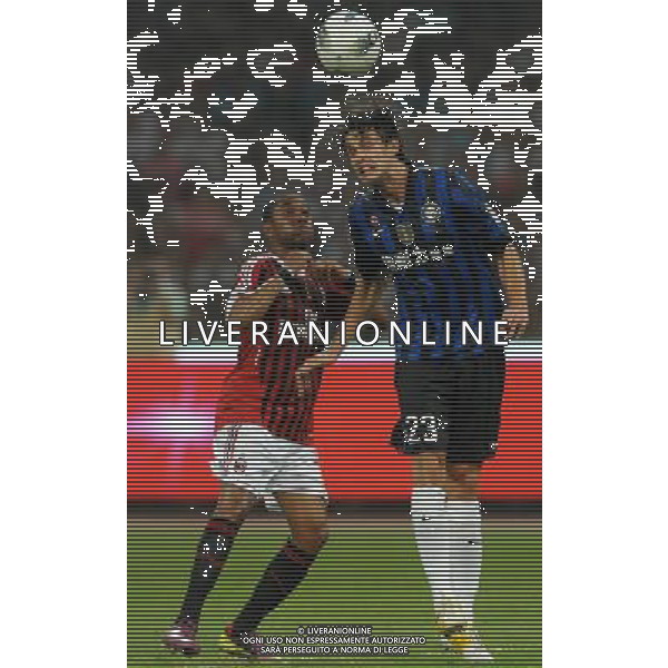 Supercoppa TIM Cup 2011 Milan-Inter Pechino (Cina) - 06.08.2011 Milan-Inter Nella Foto:Andrea Ranocchia-Robinho /Ph.Vitez-Ag. Aldo Liverani