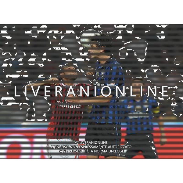 Supercoppa TIM Cup 2011 Milan-Inter Pechino (Cina) - 06.08.2011 Milan-Inter Nella Foto:Andrea Ranocchia-Robinho /Ph.Vitez-Ag. Aldo Liverani