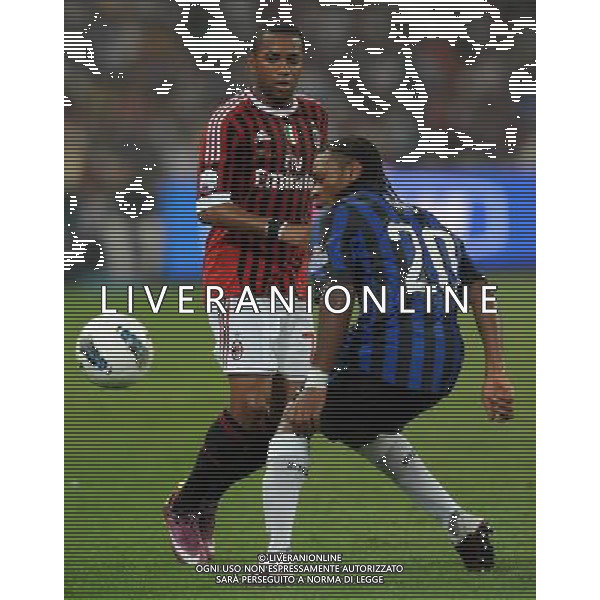 Supercoppa TIM Cup 2011 Milan-Inter Pechino (Cina) - 06.08.2011 Milan-Inter Nella Foto:Robinho-Joel Chukwuma Obi /Ph.Vitez-Ag. Aldo Liverani