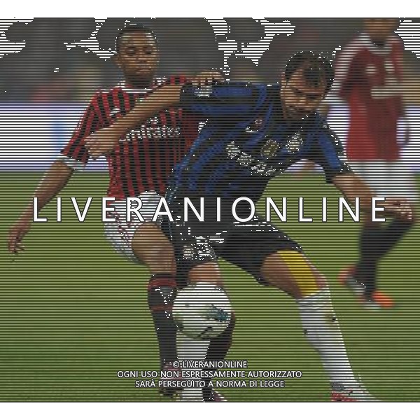 Supercoppa TIM Cup 2011 Milan-Inter Pechino (Cina) - 06.08.2011 Milan-Inter Nella Foto:Dejan Stankovic-Robinho /Ph.Vitez-Ag. Aldo Liverani