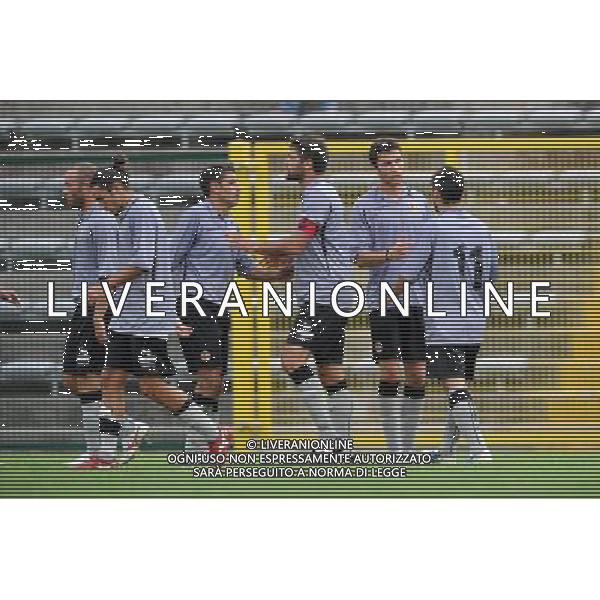 Coppa Italia - TIM Cup 2011-2012 Alessandria 6-08-2011 Alessandria - Casertana nella foto: esultanza Alessandria foto Roberto Garavaglia - ag. Aldo Liverani sas