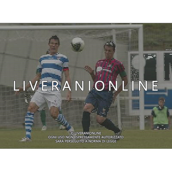 Calcio Coppa Italia Tim Lumezzane-Pro Patria Serafini ed Emerson oggi 7 Agosto 2011 a Lumezzane Ph Fotolive Felice Calabro\'