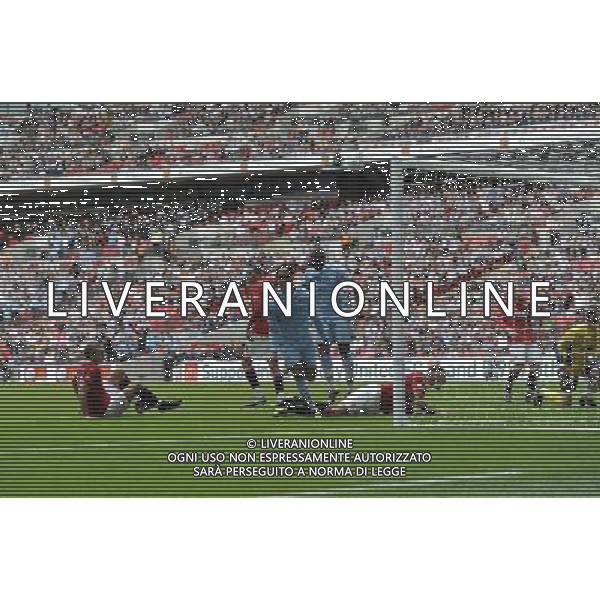 ©© Sean Ryan /IPS/© Sean Ryan /IPS/MAXPPP - 07/08/2011 ; London ; UK - Joleon Lescott of Manchester City celebrates his goal..Manchester City v Manchester United.FA Community Shield.Wembley Stadium, London, .7/08/11 .Photo by Sean Ryan.Mobile 07971 400939 .(IPS PHOTO AGENCY) - 21 Delisle road - London SE28 0JD- tel: 020 88 55 1 008 - ******************* UK OUT *******************