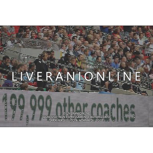 ©Marcello Pozzetti ©IPS/Marcello Pozzetti ©IPS/MAXPPP - 07/08/2011 ; LONDON ; UK - Manchester City\'s Manager Roberto Mancini after Manchester City\'s Mario Balotelli substitution during Manchester City vs Manchester Utd at the The FA Community Shield 2011 at the Wembley Stadium in London on 07/08/2011. Picture By Marcello Pozzetti ©IPS Photo Agency:21 Delisle Road London SE28 0JD - Personal mobile: 07973 308 835 .. ******************* UK OUT *******************