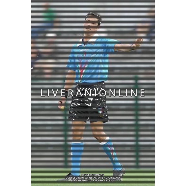 Coppa Italia - TIM Cup 2011-2012 Alessandria 6-08-2011 Alessandria - Casertana nella foto: l\'arbitro Gianluca Manganiello di Nichelino foto Roberto Garavaglia - ag. Aldo Liverani sas