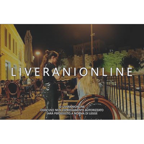 A restaurant in Mamilla shopping mall Jerusalem.