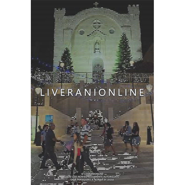 The church of the French Hospice Saint Vincent de PaulMamilla shopping mall Jerusalem.