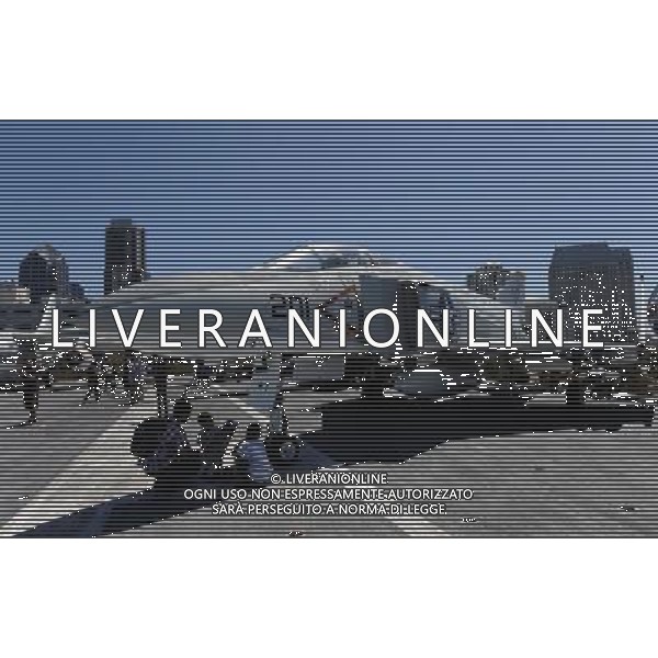 (110809) SAN DIEGO, Aug. 9, 2011 () Photo taken on Aug. 7, 2011 shows a F 4 Phantom fighter plane on USS Midway in San Diego, California. USS Midway (CVB/CVA/CV 41) was an aircraft carrier of the United States Navy, the lead ship of her class, and the first to be commissioned after the end of World War II. Active in the Vietnam War and in Operation Desert Storm, she is currently a museum ship at the San Diego Aircraft Carrier Museum, in San Diego, California. (/Yang Lei) (wf)