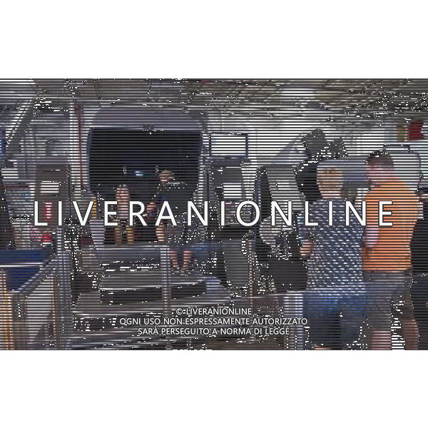 (110809) SAN DIEGO, Aug. 9, 2011 () Visitors experience flight control on USS Midway in San Diego, California on Aug. 7, 2011. USS Midway (CVB/CVA/CV 41) was an aircraft carrier of the United States Navy, the lead ship of her class, and the first to be commissioned after the end of World War II. Active in the Vietnam War and in Operation Desert Storm, she is currently a museum ship at the San Diego Aircraft Carrier Museum, in San Diego, California. (/Yang Lei) (wf)