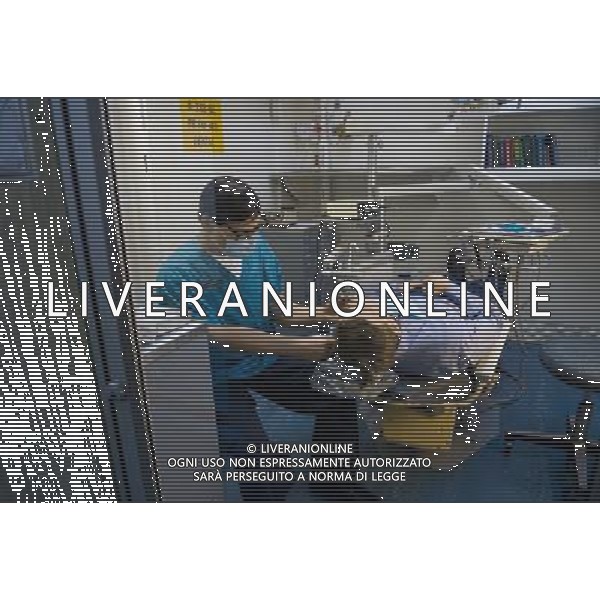 (110809) SAN DIEGO, Aug. 9, 2011 () photo taken on Aug. 7, 2011 shows the dental clinic on USS Midway in San Diego, California. USS Midway (CVB/CVA/CV 41) was an aircraft carrier of the United States Navy, the lead ship of her class, and the first to be commissioned after the end of World War II. Active in the Vietnam War and in Operation Desert Storm, she is currently a museum ship at the San Diego Aircraft Carrier Museum, in San Diego, California. (/Yang Lei) (wf)