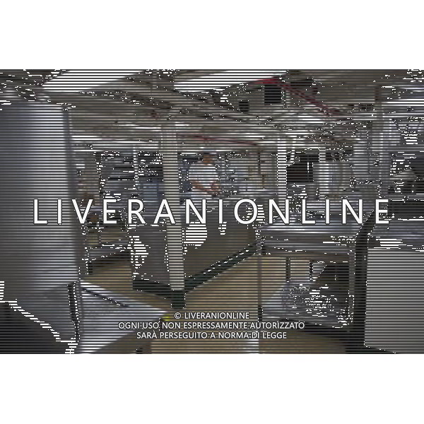 (110809) SAN DIEGO, Aug. 9, 2011 () photo taken on Aug. 7, 2011 shows the restaurant operating room on USS Midway in San Diego. USS Midway (CVB/CVA/CV 41) was an aircraft carrier of the United States Navy, the lead ship of her class, and the first to be commissioned after the end of World War II. Active in the Vietnam War and in Operation Desert Storm, she is currently a museum ship at the San Diego Aircraft Carrier Museum, in San Diego, California. (/Yang Lei) (wf)