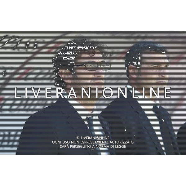 VARESE - 10/08/2011 - NAZIONALE UNDER 21 / AMICHEVOLE ITALIA VS SVIZZERA- NELLA FOTO: FERRARA E PERUZZI - FOTO FRANCESCA SOLI / AGENZIA LIVERANI