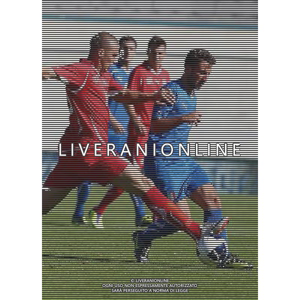 VARESE - 10/08/2011 - NAZIONALE UNDER 21 / AMICHEVOLE ITALIA VS SVIZZERA- NELLA FOTO: BERTOLACCI E KASAMI - FOTO FRANCESCA SOLI / AGENZIA LIVERANI