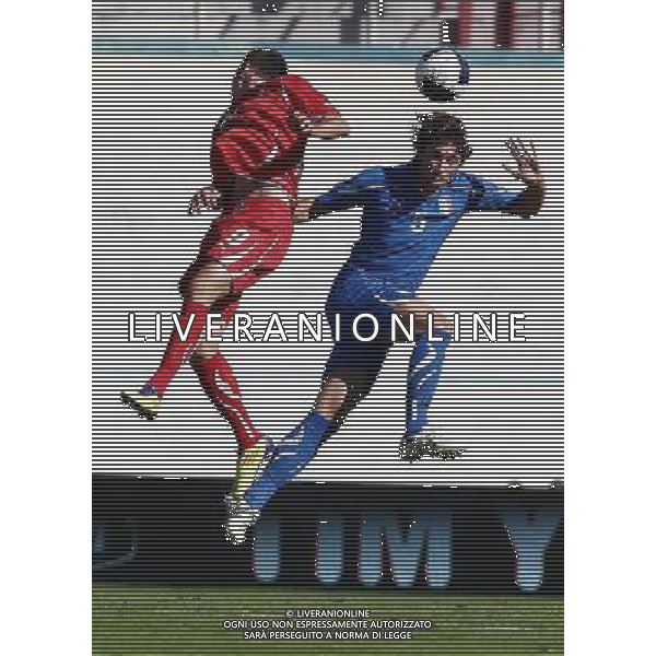 VARESE - 10/08/2011 - NAZIONALE UNDER 21 / AMICHEVOLE ITALIA VS SVIZZERA- NELLA FOTO: MORI E DRMIC - FOTO FRANCESCA SOLI / AGENZIA LIVERANI