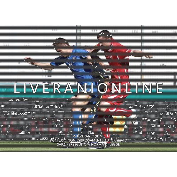 VARESE - 10/08/2011 - NAZIONALE UNDER 21 / AMICHEVOLE ITALIA VS SVIZZERA- NELLA FOTO: BORINI E DAPRELA\' - FOTO FRANCESCA SOLI / AGENZIA LIVERANI