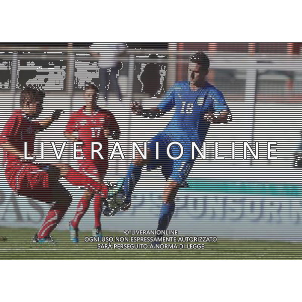 VARESE - 10/08/2011 - NAZIONALE UNDER 21 / AMICHEVOLE ITALIA VS SVIZZERA- NELLA FOTO: MACHEDA - FOTO FRANCESCA SOLI / AGENZIA LIVERANI