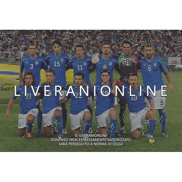 Amichevole Internazionale Bari - 10.08.2011 Italia-Spagna Nella Foto:italia squadra formazione /Ph.Vitez-Ag. Aldo Liverani