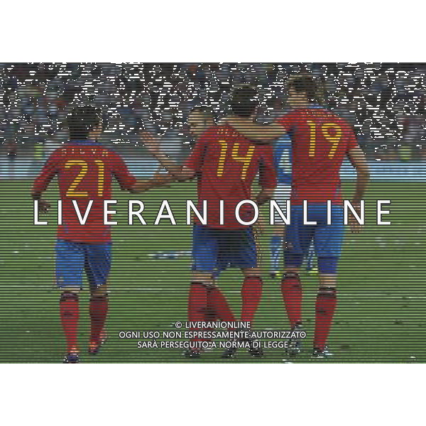 Amichevole Internazionale Bari - 10.08.2011 Italia-Spagna Nella Foto:esultanza xabi alonso /Ph.Vitez-Ag. Aldo Liverani