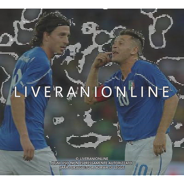 Amichevole Internazionale Bari - 10.08.2011 Italia-Spagna Nella Foto:cassano montolivo /Ph.Vitez-Ag. Aldo Liverani