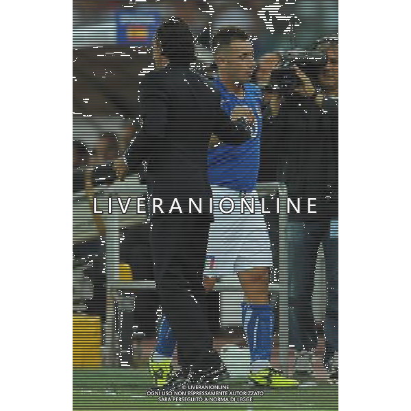 Amichevole Internazionale Bari - 10.08.2011 Italia-Spagna Nella Foto:cassano prandelli /Ph.Vitez-Ag. Aldo Liverani