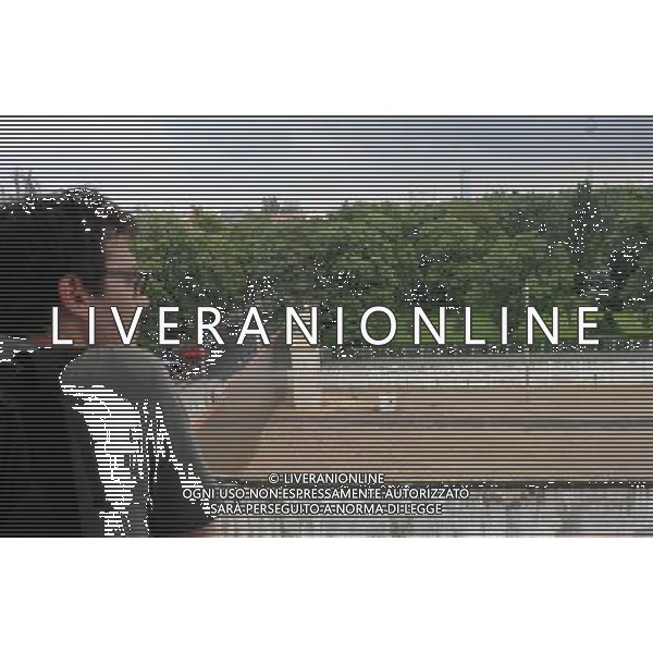 (110810) -- BERLIN, August 10, 2011 () -- A tourist visits former Watchtower over so called \'Dead Strip\' on the Berlin Wall at Bernauer street in Berlin, capital of Germany on August 4, 2011. Berlin is marking the 50th anniversary of the Berlin Wall, which started building on August 13, 1961. (/Ma Ning).