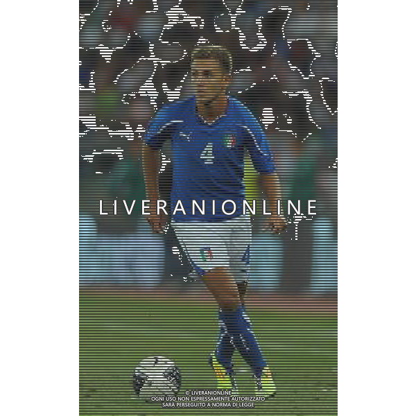 Amichevole Internazionale Bari - 10.08.2011 Italia-Spagna Nella Foto:Domenico Criscito /Ph.Vitez-Ag. Aldo Liverani