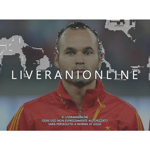 Amichevole Internazionale Bari - 10.08.2011 Italia-Spagna Nella Foto:Andres Iniesta /Ph.Vitez-Ag. Aldo Liverani