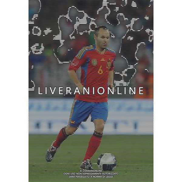 Amichevole Internazionale Bari - 10.08.2011 Italia-Spagna Nella Foto:Andres Iniesta /Ph.Vitez-Ag. Aldo Liverani