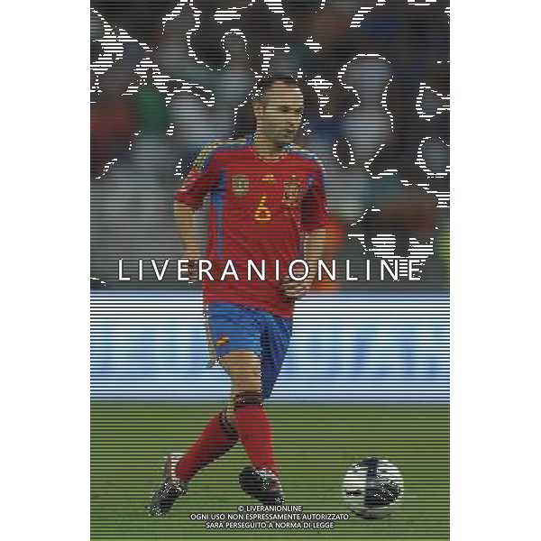 Amichevole Internazionale Bari - 10.08.2011 Italia-Spagna Nella Foto:Andres Iniesta /Ph.Vitez-Ag. Aldo Liverani