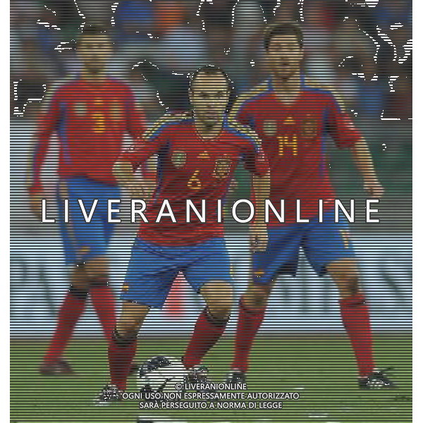 Amichevole Internazionale Bari - 10.08.2011 Italia-Spagna Nella Foto:Andres Iniesta /Ph.Vitez-Ag. Aldo Liverani
