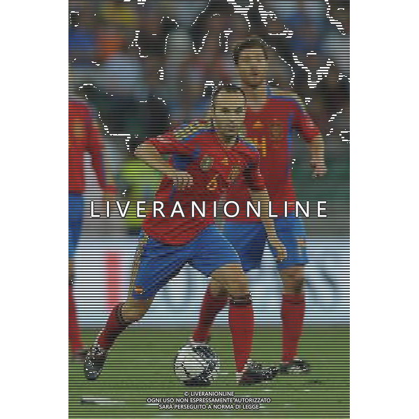 Amichevole Internazionale Bari - 10.08.2011 Italia-Spagna Nella Foto:Andres Iniesta /Ph.Vitez-Ag. Aldo Liverani