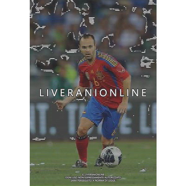 Amichevole Internazionale Bari - 10.08.2011 Italia-Spagna Nella Foto:Andres Iniesta /Ph.Vitez-Ag. Aldo Liverani