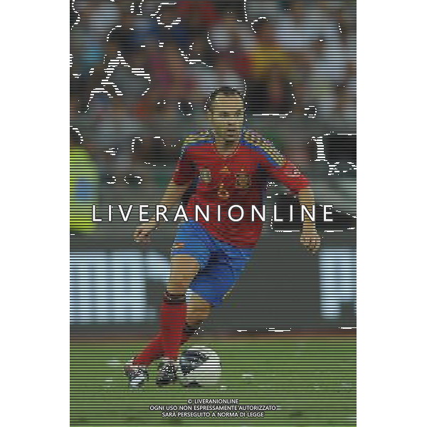 Amichevole Internazionale Bari - 10.08.2011 Italia-Spagna Nella Foto:Andres Iniesta /Ph.Vitez-Ag. Aldo Liverani