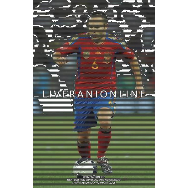 Amichevole Internazionale Bari - 10.08.2011 Italia-Spagna Nella Foto:Andres Iniesta /Ph.Vitez-Ag. Aldo Liverani