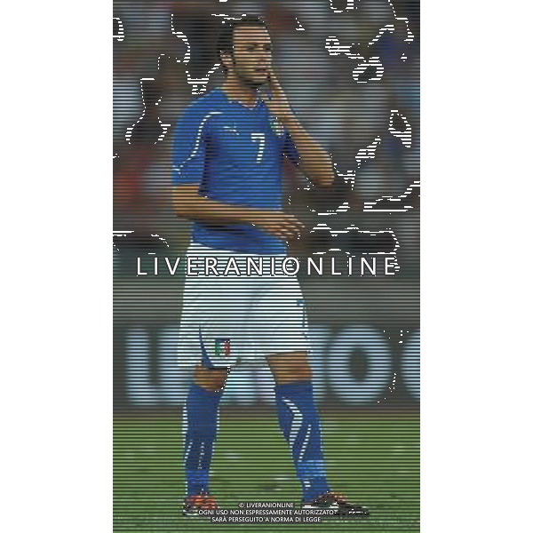 Amichevole Internazionale Bari - 10.08.2011 Italia-Spagna Nella Foto:Gimpaolo Pazzini /Ph.Vitez-Ag. Aldo Liverani