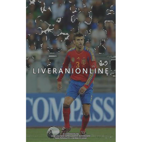 Amichevole Internazionale Bari - 10.08.2011 Italia-Spagna Nella Foto:Gerard Piquè /Ph.Vitez-Ag. Aldo Liverani