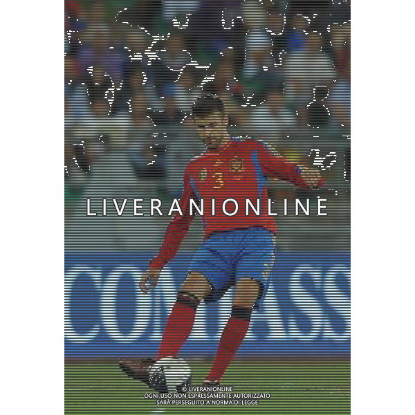 Amichevole Internazionale Bari - 10.08.2011 Italia-Spagna Nella Foto:Gerard Piquè /Ph.Vitez-Ag. Aldo Liverani