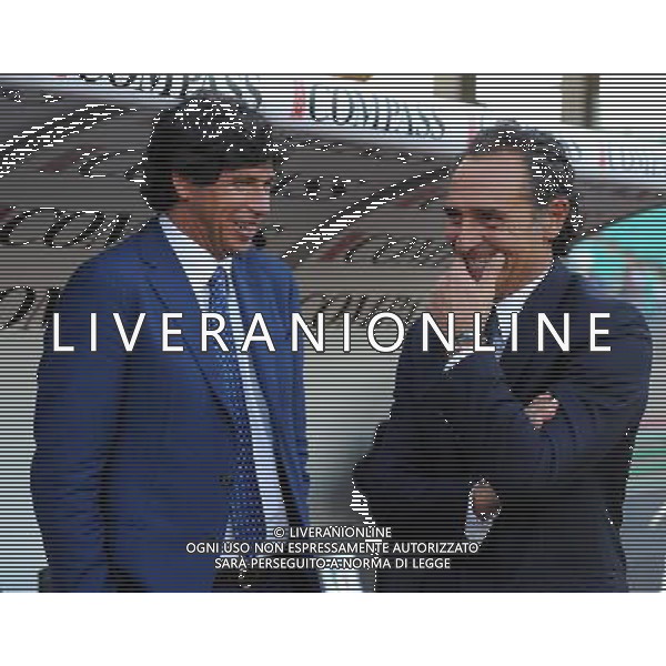 Amichevole Internazionale Bari - 10.08.2011 Italia-Spagna Nella Foto:Cesare Prandelli-Demetrio Albertini /Ph.Vitez-Ag. Aldo Liverani