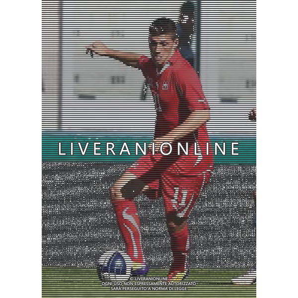 VARESE - 10/08/2011 - NAZIONALE UNDER 21 / AMICHEVOLE ITALIA VS SVIZZERA- NELLA FOTO: STEVEN ZUBER - FOTO FRANCESCA SOLI / AGENZIA LIVERANI