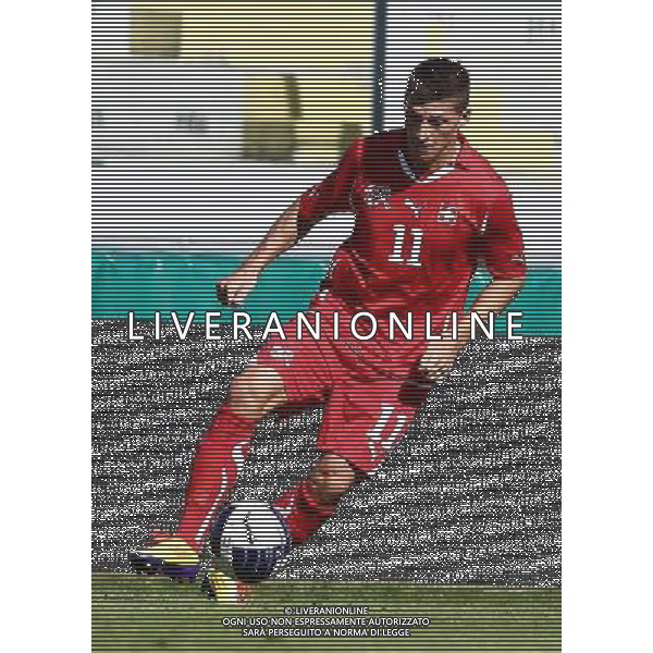 VARESE - 10/08/2011 - NAZIONALE UNDER 21 / AMICHEVOLE ITALIA VS SVIZZERA- NELLA FOTO: STEVEN ZUBER - FOTO FRANCESCA SOLI / AGENZIA LIVERANI