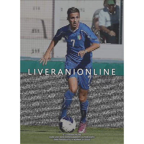 VARESE - 10/08/2011 - NAZIONALE UNDER 21 / AMICHEVOLE ITALIA VS SVIZZERA- NELLA FOTO: MARCO D\'ALESSANDRO - FOTO FRANCESCA SOLI / AGENZIA LIVERANI