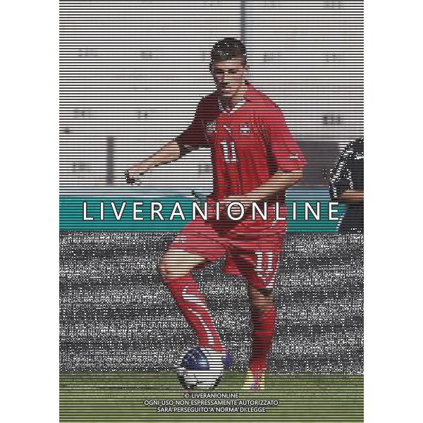 VARESE - 10/08/2011 - NAZIONALE UNDER 21 / AMICHEVOLE ITALIA VS SVIZZERA- NELLA FOTO: STEVEN ZUBER - FOTO FRANCESCA SOLI / AGENZIA LIVERANI