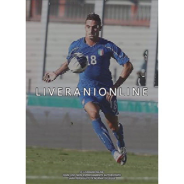 VARESE - 10/08/2011 - NAZIONALE UNDER 21 / AMICHEVOLE ITALIA VS SVIZZERA- NELLA FOTO: FEDERICO MACHEDA - FOTO FRANCESCA SOLI / AGENZIA LIVERANI