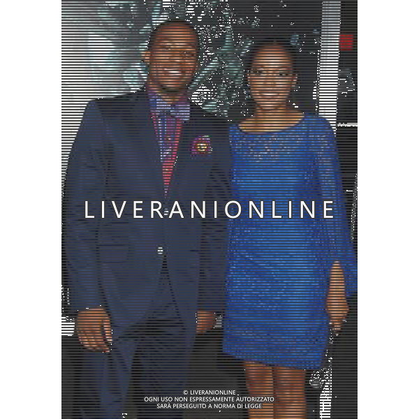 Arlen Escarpeta and wife Benita Nall \'Final Destination 5\' Los Angeles Special Screening at Grauman\'s Chinese Theatre August 10, 2011 - Hollywood, California